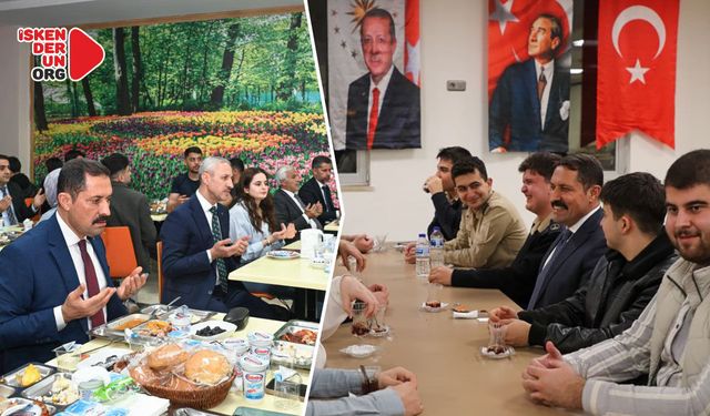 Vali Masatlı MKÜ ve İSTE’li ile iftarda buluştu…