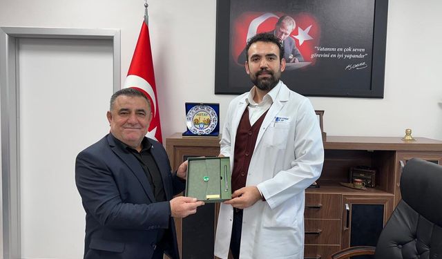ARİAD Başkanı Ağır'dan Başhekim Kanar'a Ziyaret