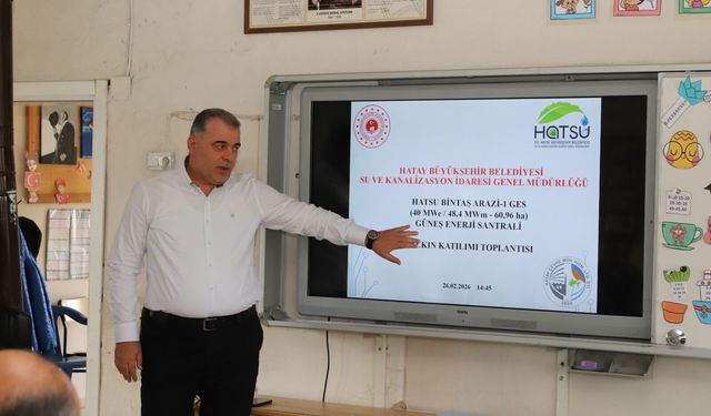 Hassa’ya Güneş Enerji Santrali