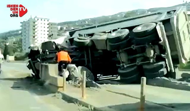 İskenderun’da Otoban Gişelerinde Kaza…