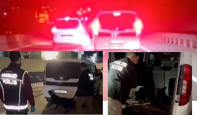 Araçtan 1100 Gram Esrar Çıktı