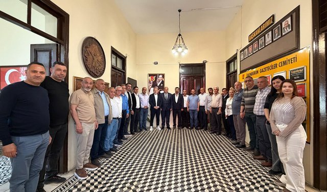 Muhtarlardan Gazeteciler Cemiyeti’ne Ziyaret