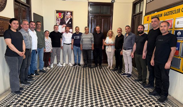 Ordulu’dan İskenderun Gazeteciler Cemiyeti’ne Ziyaret