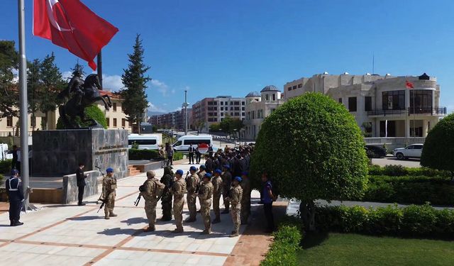 Hatay'da Jandarma Ata'nın Manevi Huzurunda...