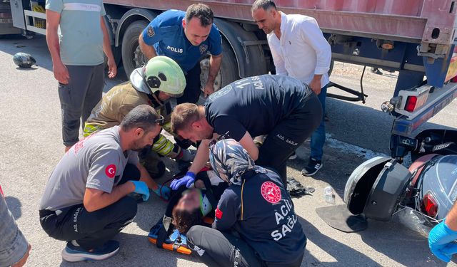 İskenderun’da Motosiklet Kazası…
