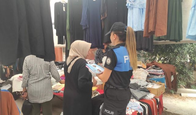 Halk Pazarında Dolandırıcılık Bilgilendirmesi
