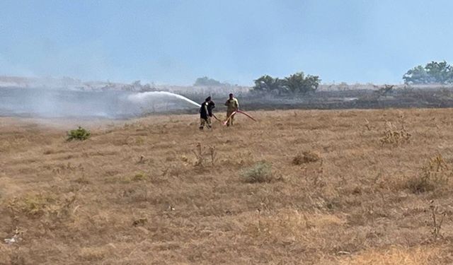 Kırıkhan’da örtü Yangını…