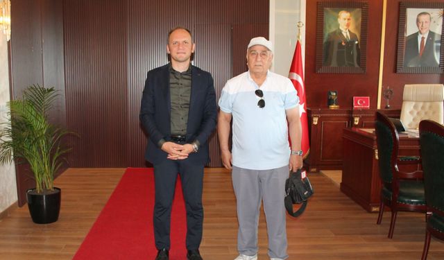 Gazeteci Coşkuner’den Kaymakama Ziyaret…