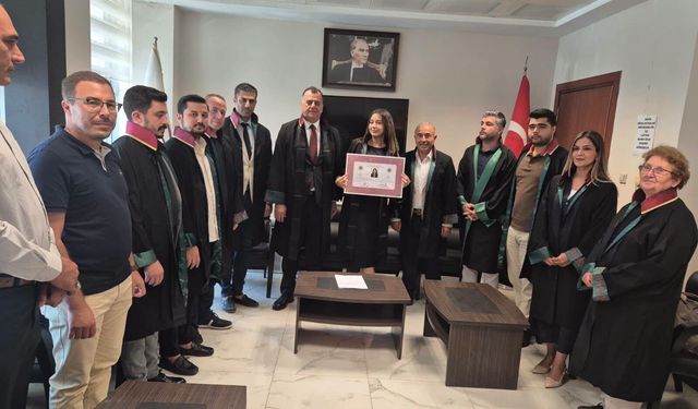 Cüneytoğlu, Yemini Ederek Avukatlığa İlk Adımını Attı