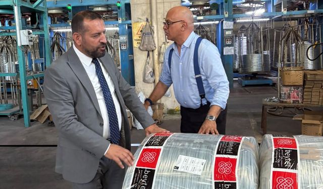 KOSGEB İl Müdürü Öztaş’tan Sanayici Ziyareti