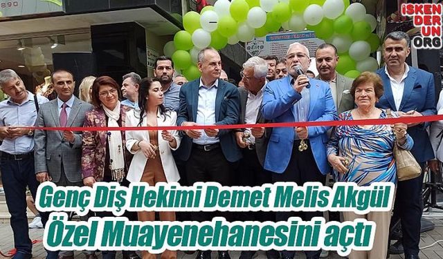 Diş Hekimi Akgül, özel muayenehanesini açtı