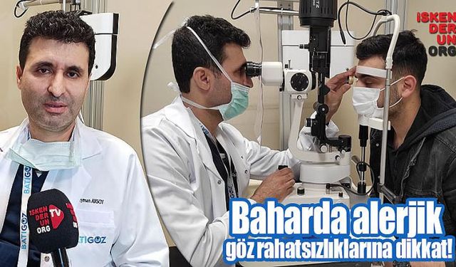 Baharda alerjik göz rahatsızlıklarına dikkat!