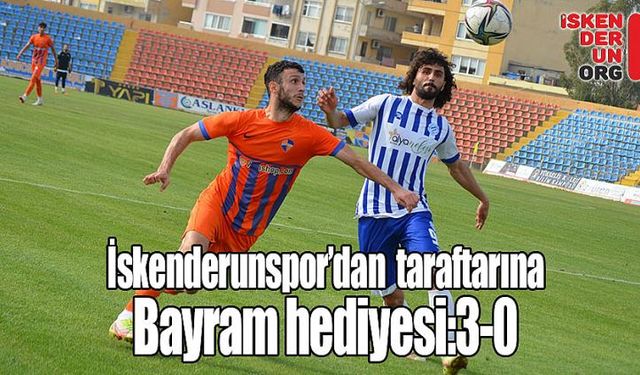 İskenderun Spor'dan Bayram Hediyesi 3-0