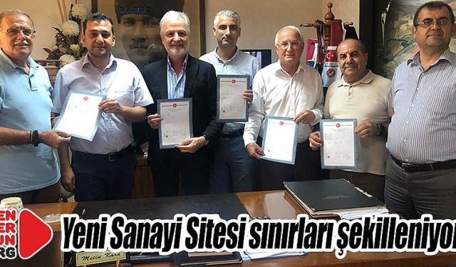 İskenderun yeni Sanayi Sitesi sınırları şekilleniyor