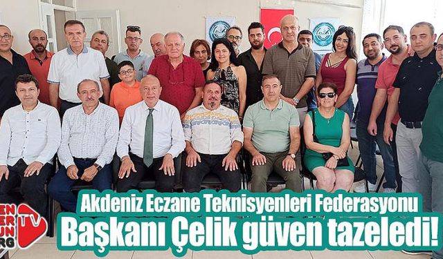 Federasyonu Başkanı Cemal Çelik güven tazeledi…