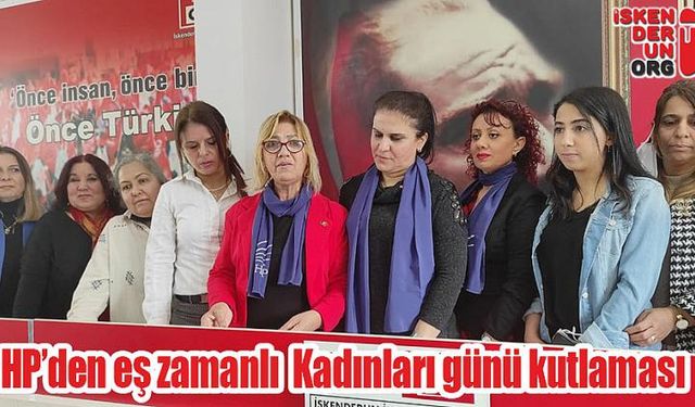 CHP’den eş zamanlı Kadınlar günü etkinliği…