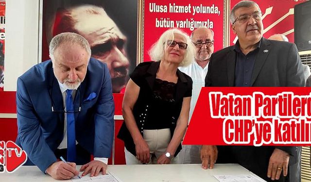 Vatan Partisi eski ilçe başkanları CHP'de...