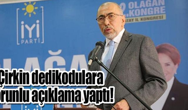 Çirkin dedikodulara zorunlu açıklama yaptı!