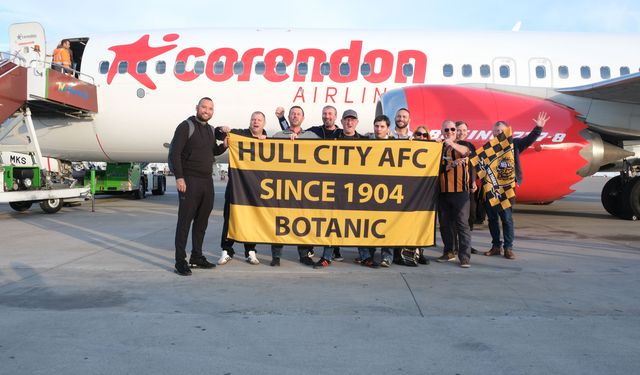 HULL CITY  TARAFTARIYLA BİRLİKTE CORENDON AIRLINES İLE ANTALYA DA