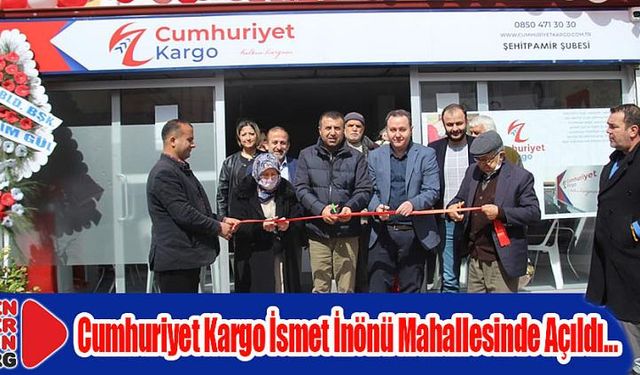 Cumhuriyet Kargo İsmet İnönü Mahallesinde…