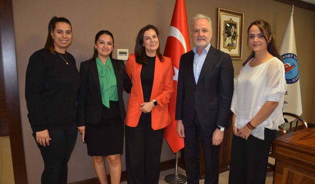 Neşeli Mutfak Organik Ürünler İşletmecisi Tecirli’den İTSO’ya Hayırlı Olsun Ziyareti