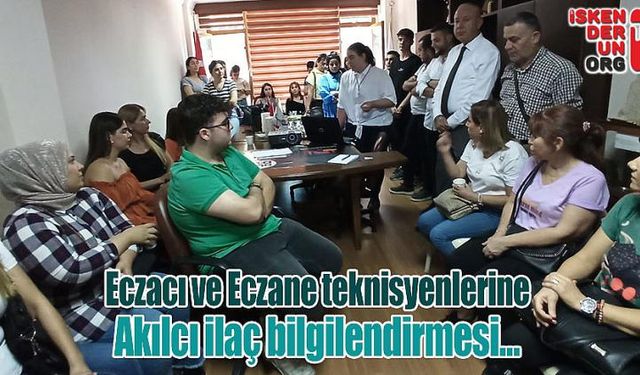 Eczane teknisyenlerine ‘Akılcı ilaç’ bilgilendirmesi…