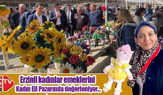 Emekleri Kadın Eli Pazarında değerleniyor…