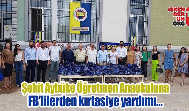 FB’lilerden Anaokulu öğrencilerine kırtasiye yardımı…