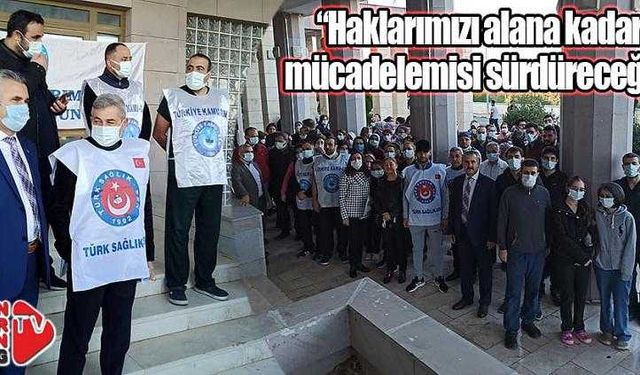 “Hakkımızı alana kadar mücadelemizi sürdüreceğiz”