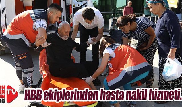 Kore gazisine HBB’den hastaneye nakil desteği…