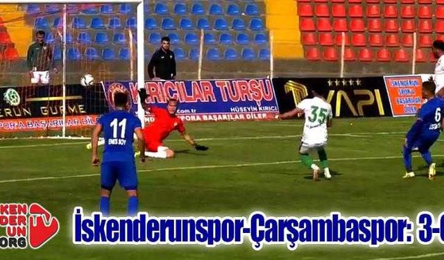 İskenderunspor-Çarşambaspor: 3-0