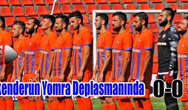 İskenderunspor Bir Puanla Sahadan Ayrıldı