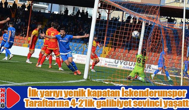 İskenderunspor’u azmi kazandırdı; 4-2