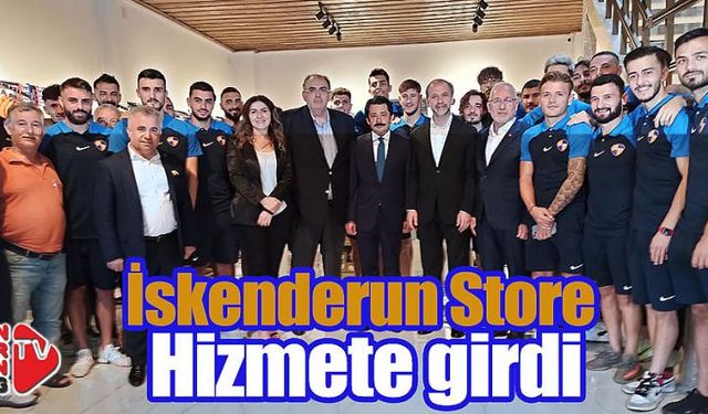 İskenderunspor store hizmete girdi.