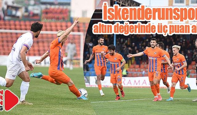 İskenderunspor altın değerinde üç puan aldı: 2-1