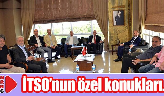 İTSO Yönetimi özel konukları ağırladı…