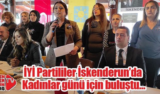 İYİ Partililer Kadınlar gününü kutladı…