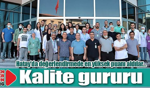 Kalite değerlendirmesinde en yüksek puanı aldı…