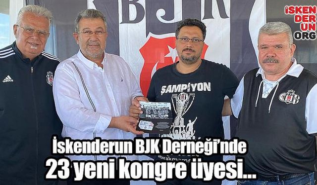 İskenderun BJK Derneği’nde 23 yeni kongre üyesi…