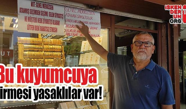 Esnaf, Siyasilere Tepkisini Vitrinine Yansıttı