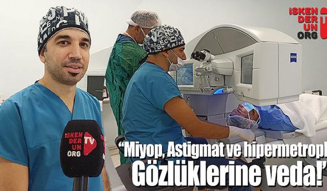 Miyop, Astigmat ve hipermetroplar gözlüklere veda…