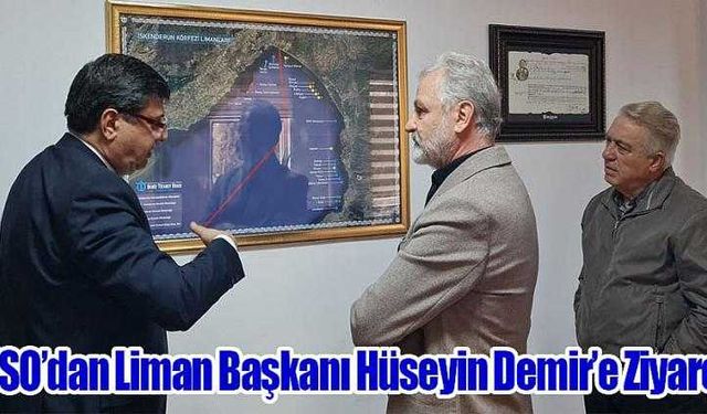 İTSO’dan Liman Başkanı Hüseyin Demir’e Ziyaret