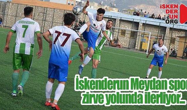 İskenderun Meydan Spor liderin ensesinde…