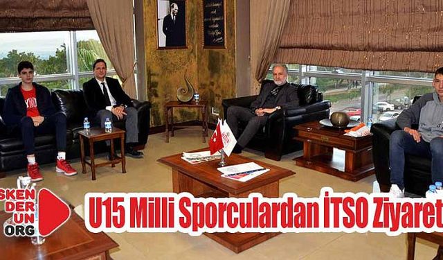 U15 Milli Sporculardan İTSO Ziyareti