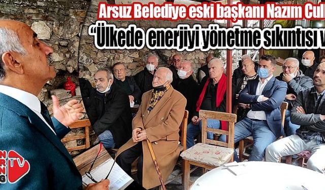 Culha; “Ülkemizde enerji sıkıntısı yok, ancak…”