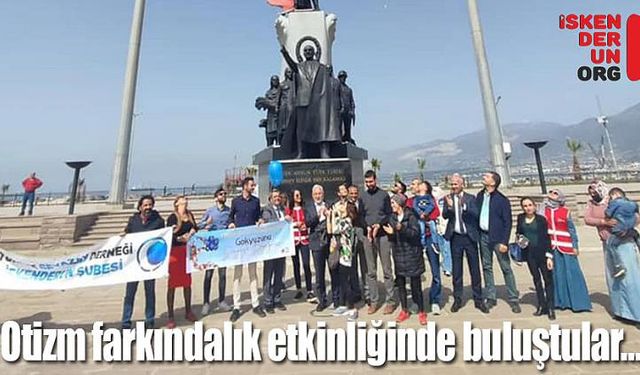 Otizm farkındalık etkinliğinde buluştular…