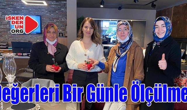 Kattıkları Değerlerle İftihar Ediyoruz