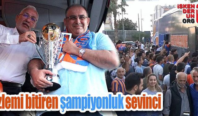 Turuncu-mavililerin şampiyonluk sevinci