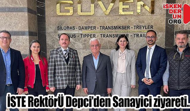 Rektör Depci Güven Makineyi ziyaret etti…