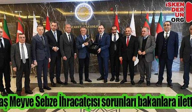 Yaş Meyve Sebze İhracatçısı sorunları bakanlara iletti…